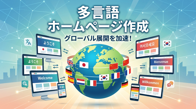 多言語 ホームページ作成