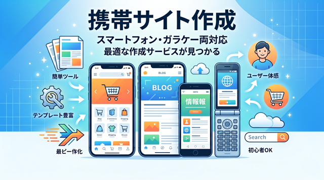 携帯サイト作成