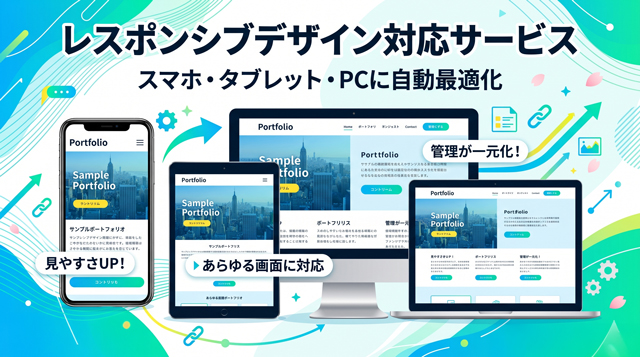 レスポンシブデザイン対応