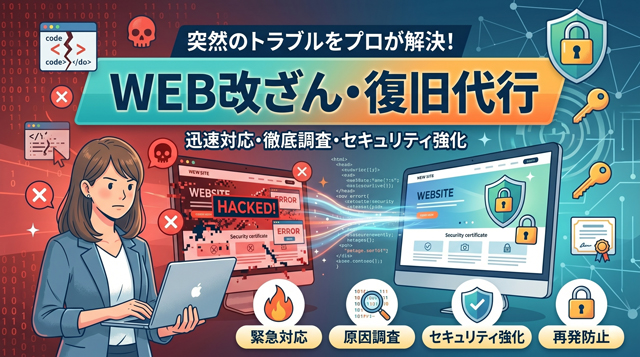 WEB改ざん・復旧代行