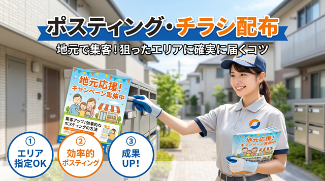 ポスティング・チラシ配布